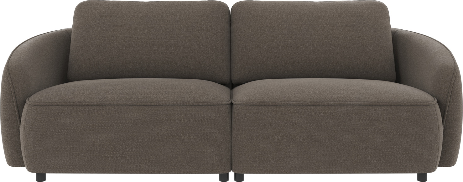 -personers Sofa Rowico Norris Rita Mellemgrå Stof 226x102 Cm Lounge-sofa
