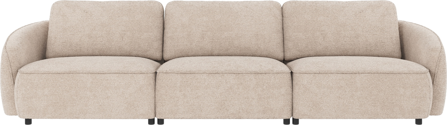 -personers Sofa Rowico Norris  Robin Lysegrå Polyesterstof  319 Cm Bred  Nordisk Design