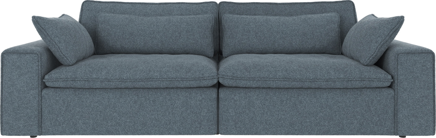 -personers Sofa Rowico Rawlins Maxi Mellemblå Bobby Polyester 259 Cm Bred