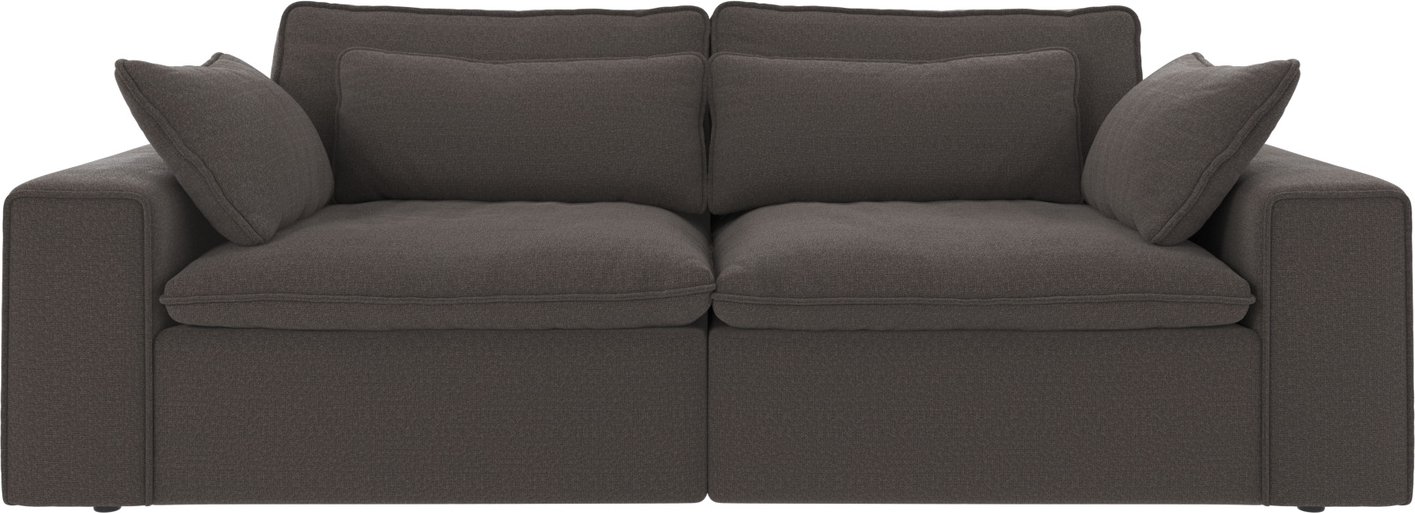 -personers Sofa Rowico Rawlins   Mørkegrå Rita Polyester H85ã B226ã D116 Cm