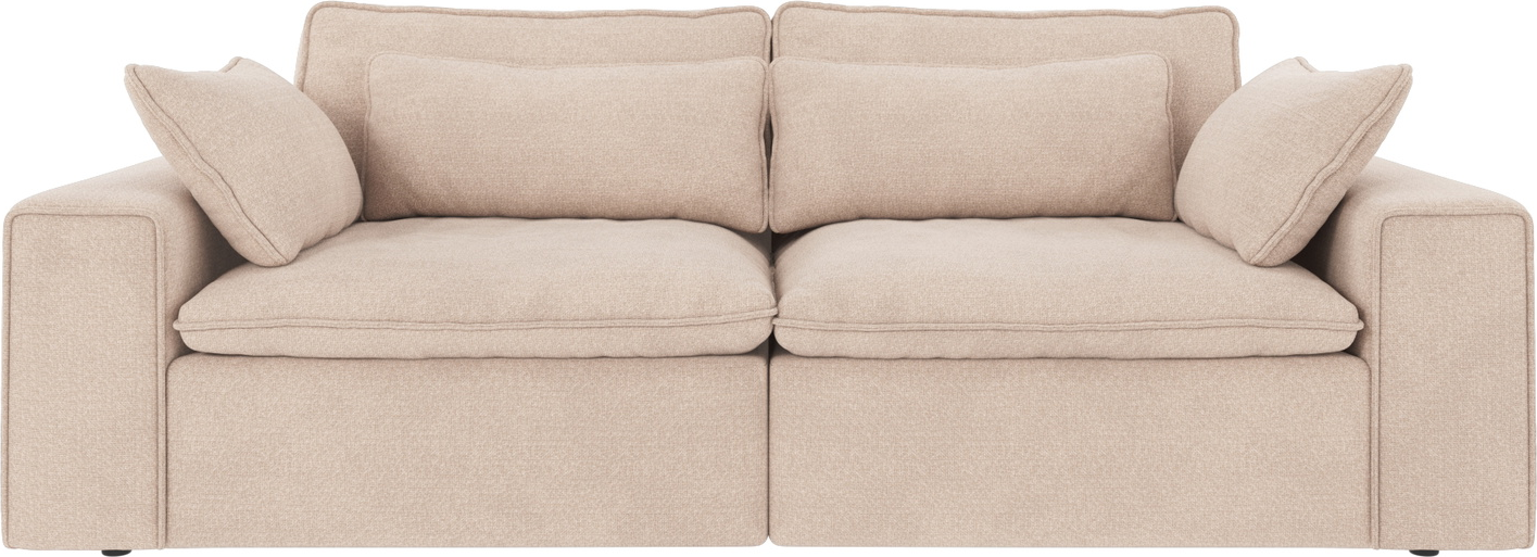 -personers Sofa Rowico Rawlins Rita Lysebeige Stof H85ã B226ã D116 Cm Fsc-mix Ramme