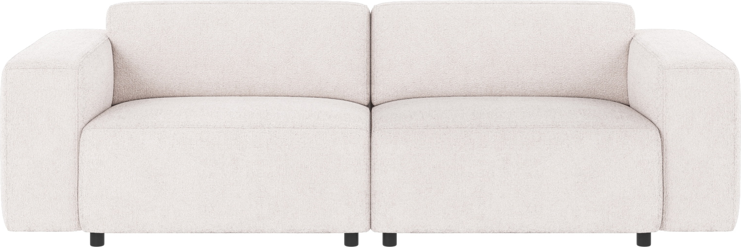 -personers Sofa Rowico Willard   Hvidt Greg   Polyesterstof Med Zigzag-fjedre   Hr-koldskum
