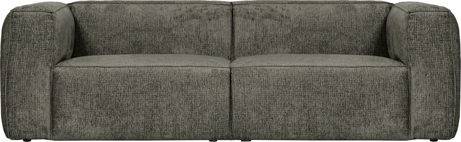 Woood Bean Sofa til 4 personer i Mørkegrå Velour