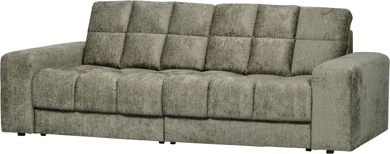 Luksus 2-personers Sofa Woood i Frostvelour til Stuen