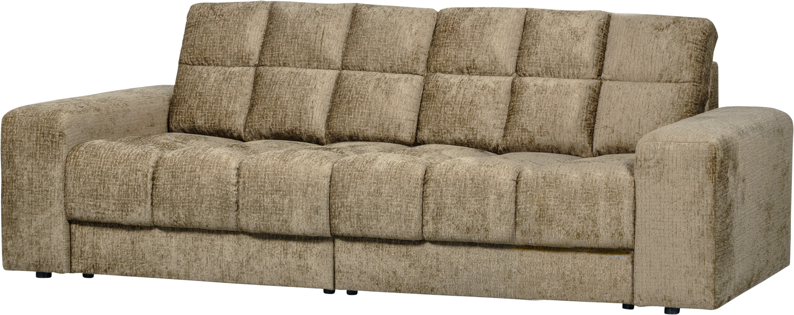 2-personers Sofa Woood Second Date i Lysegrå Velour