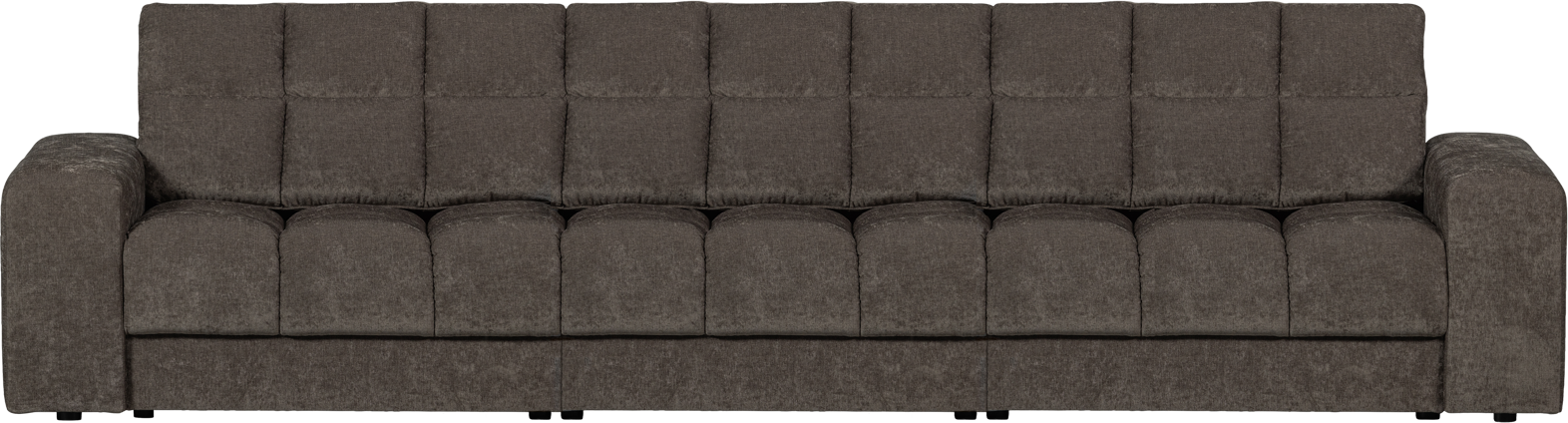 Woood Second Date Sofa til 3 Personer i Varm Grå - Stilfuld Elegance