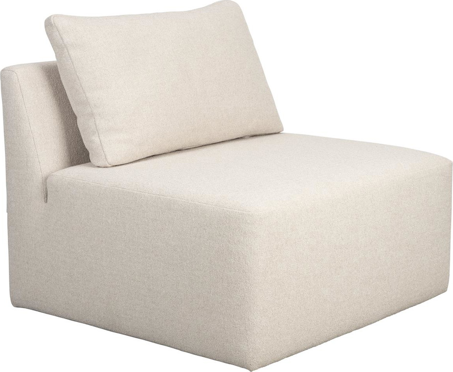 1-personers Sofa Zuiver Element Prosper i Lysgrå Polyester