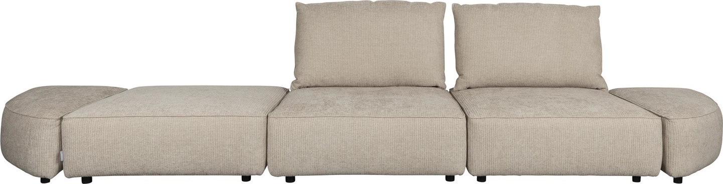 Elegant 4-personers sofa Zuiver Hunter i Stenlysgrå