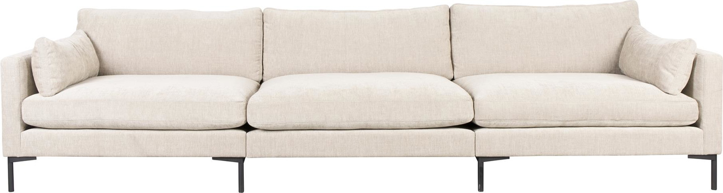 Elegant 4-personers Sofa Zuiver Summer i Perlemor Farve