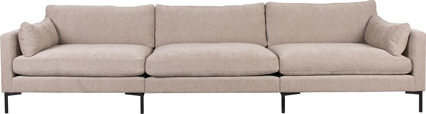 Elegant 4-personers Sofa Zuiver Summer i Stenlysgrå