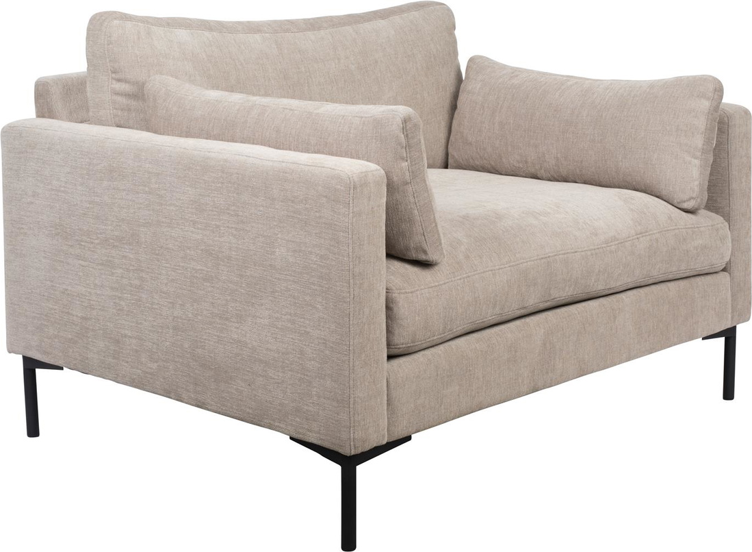 Enestående 1-personers Sofa Zuiver Summer i Stenlysgrå