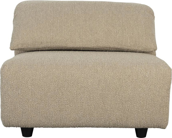 Elegant 1-personers Sofa Zuiver Wings i Stenlysgrå