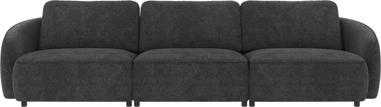 -personers Stofsofa Rowico Norris Robin Mørkegrå B319 Cm   Skandinavisk Enkelhed  Slidstærk Polyester