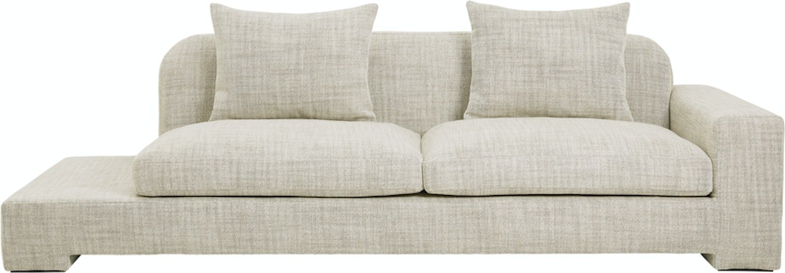 3-Personers Sandfarvet Tekstilsofa fra Broste Copenhagen